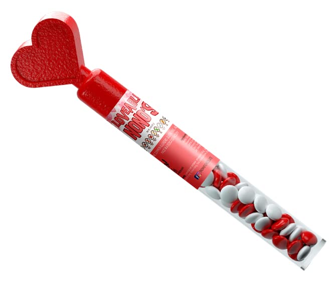 Loveable NoNo's (2 Pack) Candy Coated Chocolate Bits | Natural Valentine's Day Chocolate | Nut Free & Allergen Friendly | Plant Based, Dairy Free, Nut Free, Gluten Free, All Natural | No Whey Foods