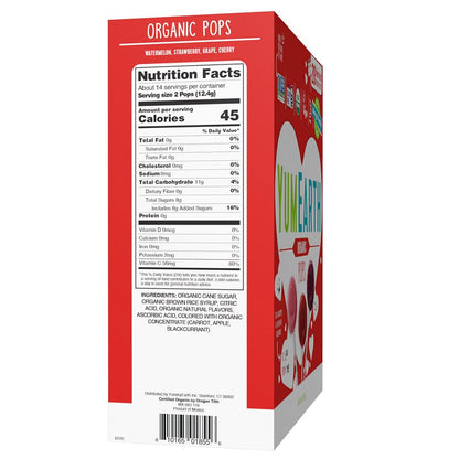 YumEarth Organic Pops Valentine Variety Pack - Fruity Lollipops - Gluten Free Snacks for Kids - Allergy Friendly, Non-GMO, No Artificial Flavors or Dyes - Assorted Flavors, 6.11 oz (Pack of 28)
