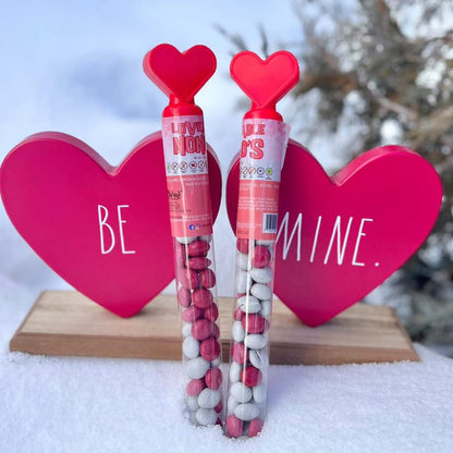 Loveable NoNo's (2 Pack) Candy Coated Chocolate Bits | Natural Valentine's Day Chocolate | Nut Free & Allergen Friendly | Plant Based, Dairy Free, Nut Free, Gluten Free, All Natural | No Whey Foods
